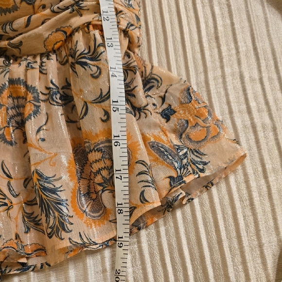 House of Harlow 1960 Floral Puff Sleeve Blouse - Picture 13 of 16